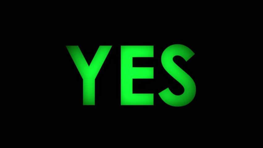 Yes green. Yes is Green. Yes Video.