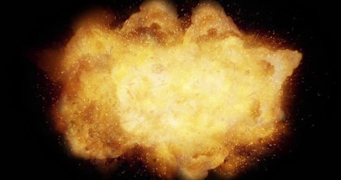 Realistic explosion and blasts with Luma channel. Visual Effects Element.