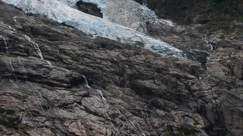 Boyabreen Glacier in Fjaerland area, Sogndal Municipality in Sogn og Fjordane county, Norway