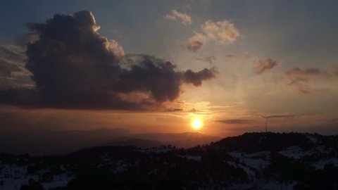 Sunset in Taurus Mountains, Turkey