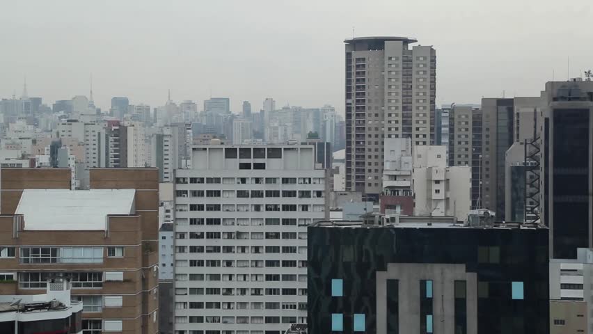 Buildings and landscapes in Sao Paulo, Brazil.