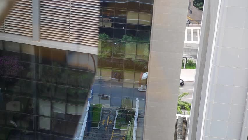 Beautiful city views, helicopters, buildings and landscapes in Sao Paulo, Brazil.