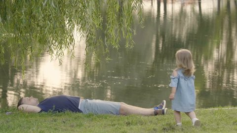 Children Playing Splash Water Garden Stock Footage Video (100% Royalty ...