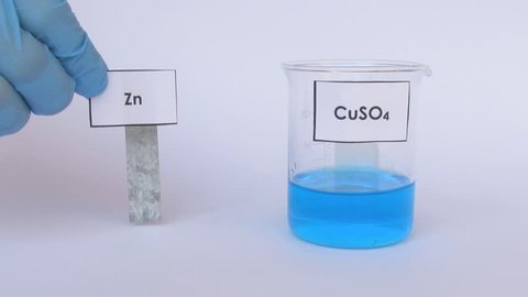 zinc reaction with copper suphate 