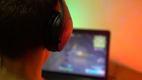 Teenager Addicted to Computer Games.