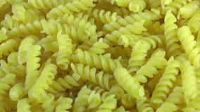 1920x1080 25 Fps. Very Nice Macaroni Pasta Food Rotating a Table Video.
