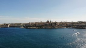 The view on Valletta, Sliema, Malta 