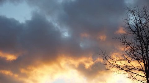 sunset, beautiful fire clouds 6
