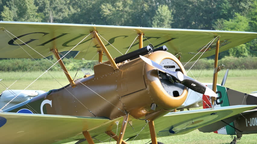 Closeup Sopwith Camel British First Stock Footage Video 100 Royalty Free 1018948222 Shutterstock