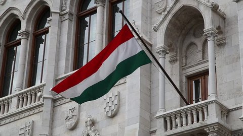 Hungarian Flag, Budapest Parliament