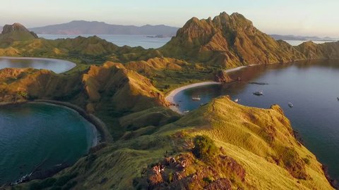 Padar island with its amazing 3 sand beauty , Wonderfull Indonesia - Flores 