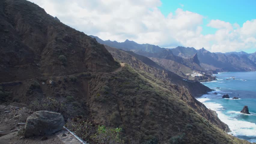 Tenerife coast Anaga mountians