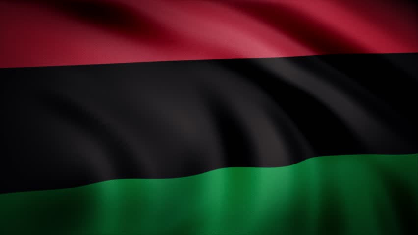 Pan African Flag Consisting Of Three Stock Footage Video 100 Royalty Free 1019002852 Shutterstock