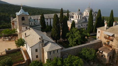 Mount Athos Monastery Holy Mountain Church Greece Architecture 