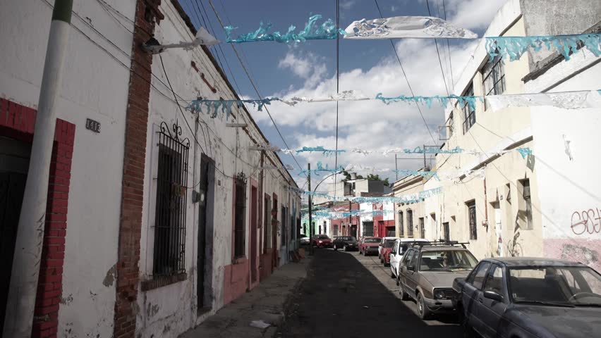 Guadalajara Urban Landscape Sunrise Alley Road Cars Mexico 
