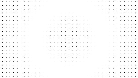 Abstract motion background loop digital dot modern black and white