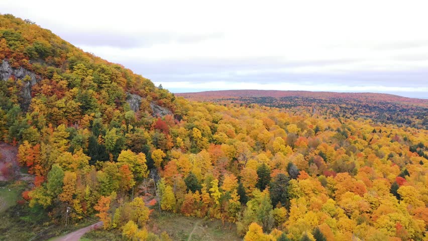 Fall Foliage at Copper Peak Michigan