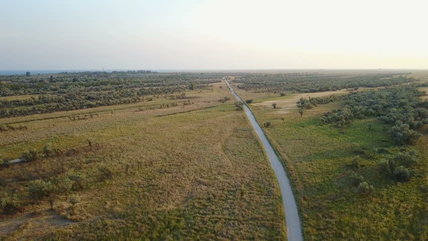 Wildlife Island Biryuchiy. Aerial survey