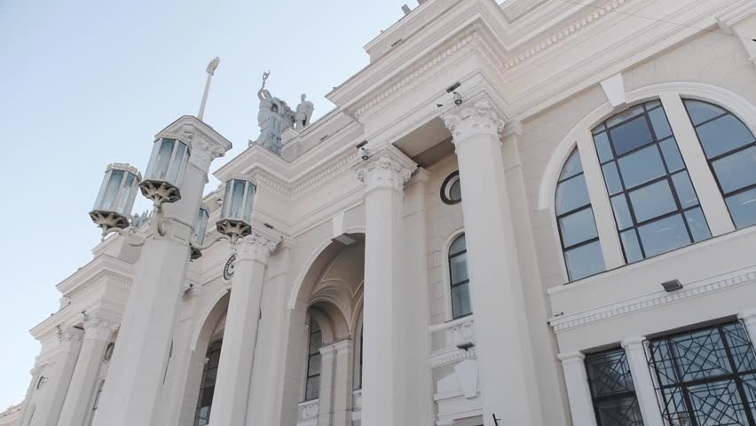 Odessa, the old building of the railway station