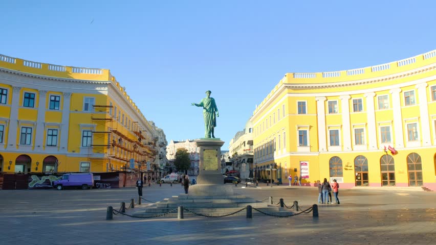 Monument to Duc de Richelieu in Odessa