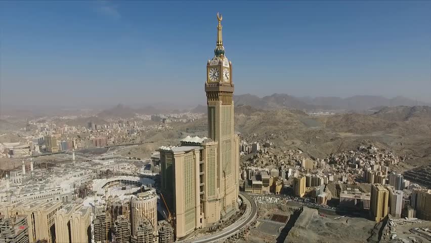Mecca city and the grand mosque | Shutterstock HD Video #1019186572