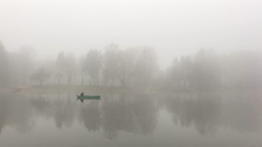 fisherman and fog