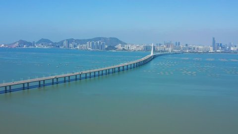 Shenzhen , China 06 November 2018:- Shenzhen Bay Bridge