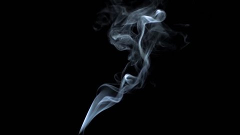 Real Smoke on black. Ideal for background or over-layer with blending mode add, screen, lighten.
