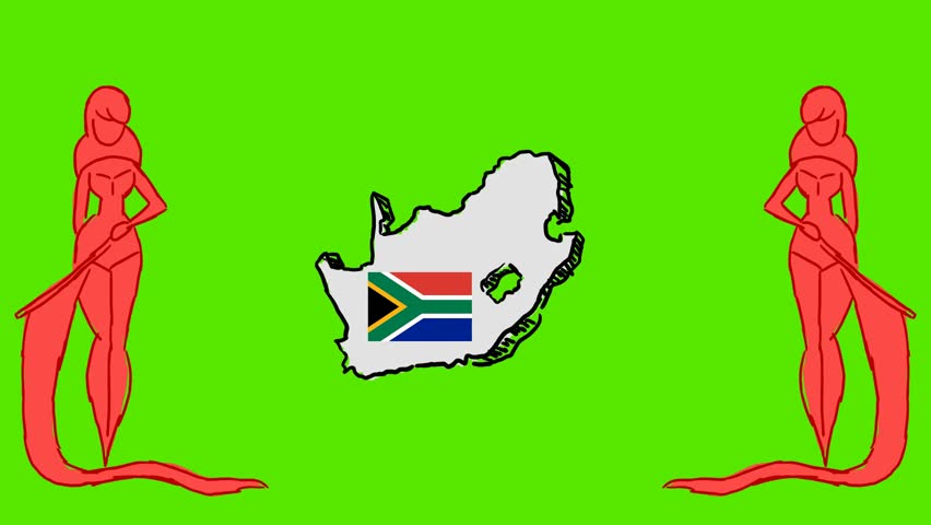 South Africa - hand drawn animation - 2D Drawing
