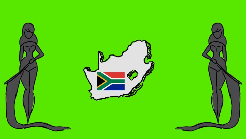 South Africa - hand drawn animation - 2D Drawing
