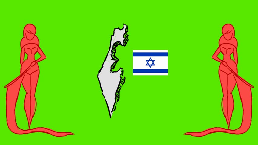 Israel - hand drawn animation - 2D Drawing