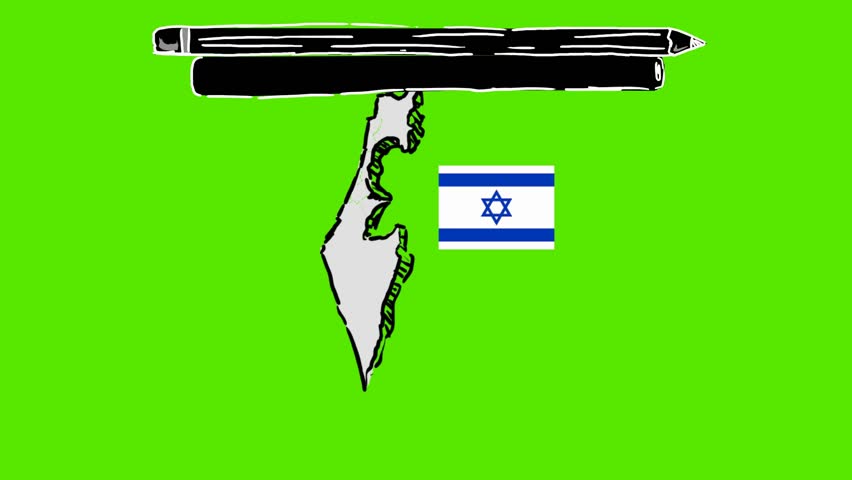 Israel - hand drawn animation - 2D Drawing