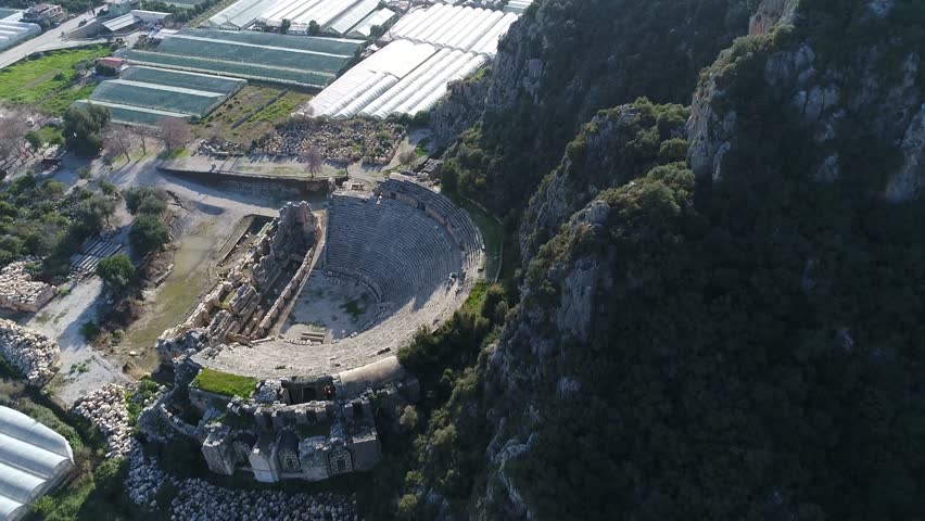 Myra Theater in Lycia, Turkey