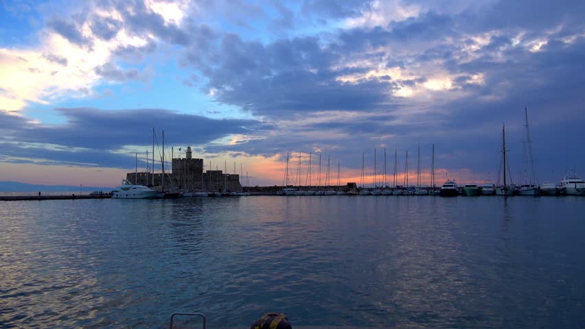 Silhouette of a photographer on beautiful sunset 