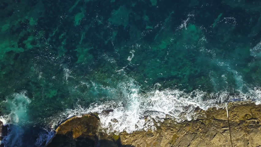 Aerial view of the coastline in Sliema, Malta Royalty-Free Stock Footage #1019376304