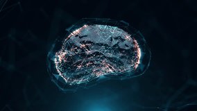 Ai, Silicon Synthetic Brain 4K Steady Blue - Powered by Shutterstock - Get 15% off with code: PIKWIZARD15