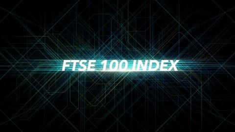 Digital Lines Tech Word - FTSE 100 INDEX