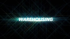 Digital Lines Tech Word - WAREHOUSING - Powered by Shutterstock - Get 15% off with code: PIKWIZARD15