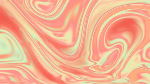 Стоковое видео: Abstract fractal pattern. Wavy stains, imitating gasoline.