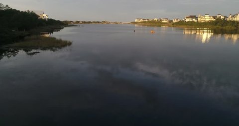 Early Morning Kayakers on Deer Lake, Seacrest Beach FL