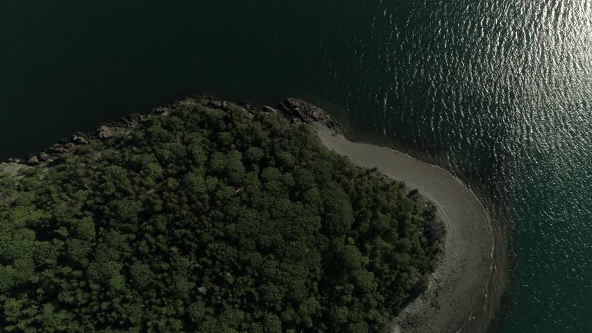 Maine Bar Harbor Acadia National Park Aerial View 4K 