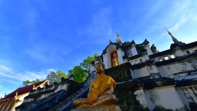 4K time lapse video of Phra Yuen temple, Thailand.
