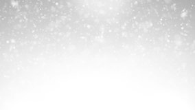 Christmas & Happy New Year Snowfall Background/
4k animation of a beautiful white winter snowy background for merry christmas postcard and new year holidays