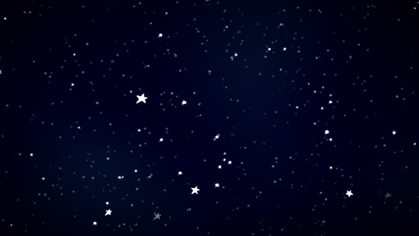 holiday animation falling stars depth field Stock Footage Video (100% ...