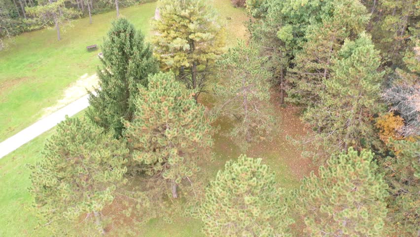 Aerial View of CamRock Wisconsin Park 