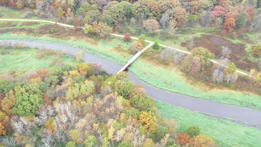 Aerial View of CamRock Wisconsin Park 