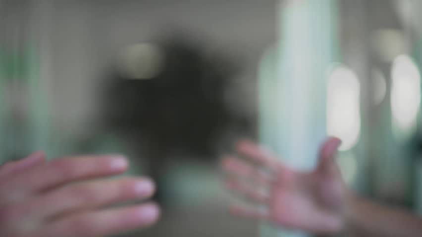 Hands of men high five closeup Two hands takes each other in friendly way Royalty-Free Stock Footage #1019545771