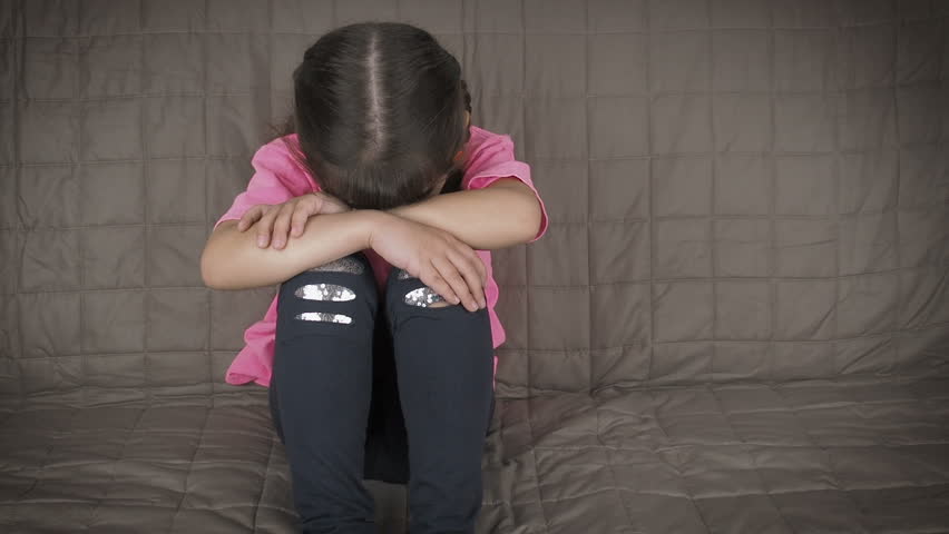 Depressed child. Domestic violence.