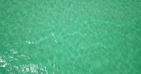 Santa Rosa Beach Florida Top Down Low Altitude Over Water