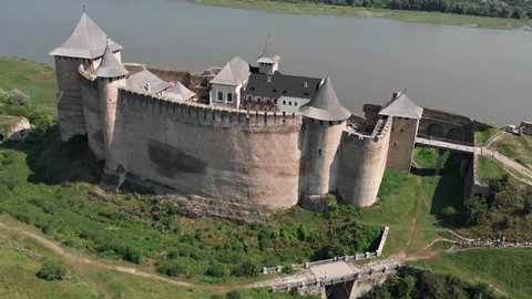Castle Fortress Aerial 